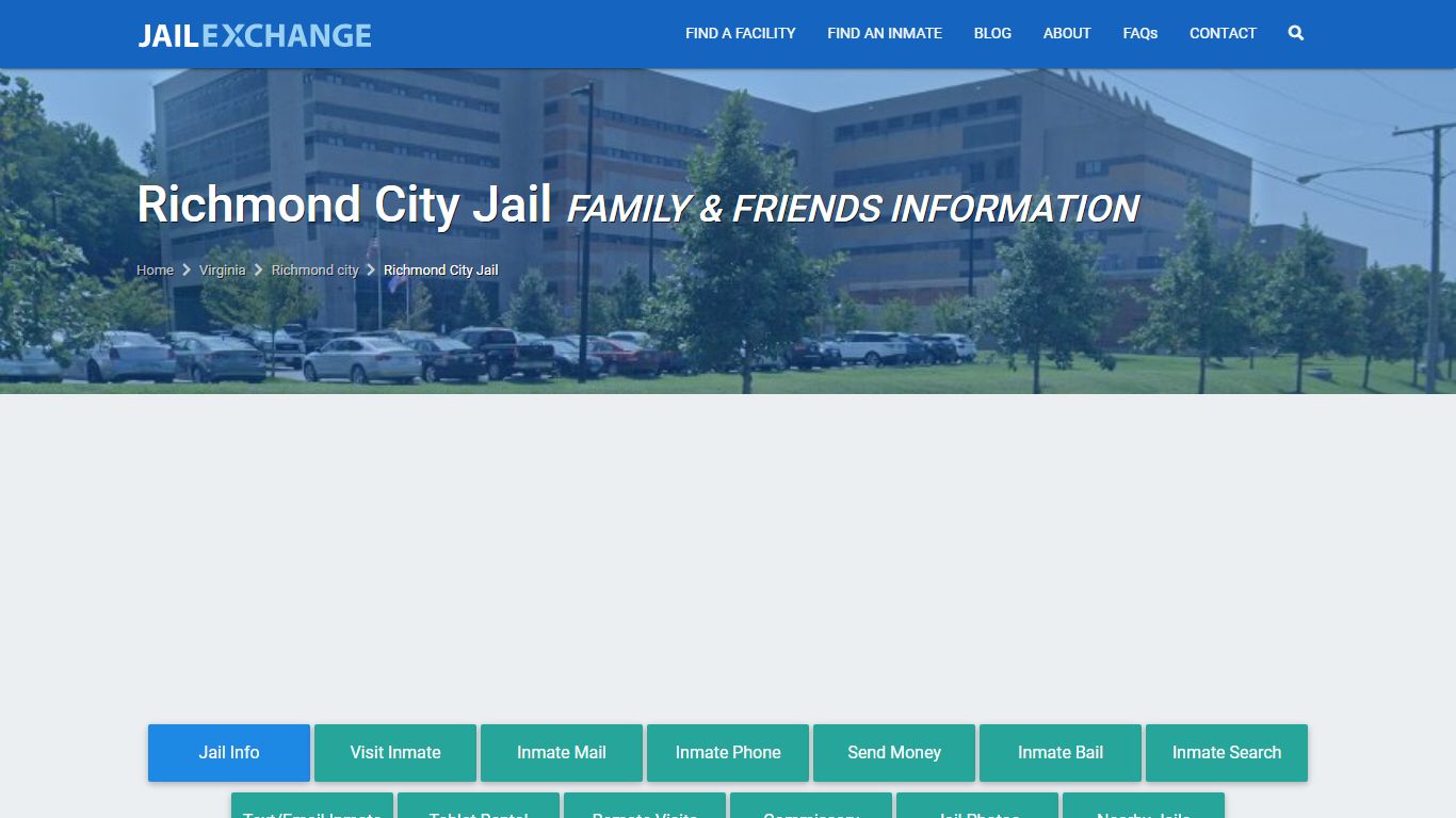 Richmond City Jail VA | Booking, Visiting, Calls, Phone